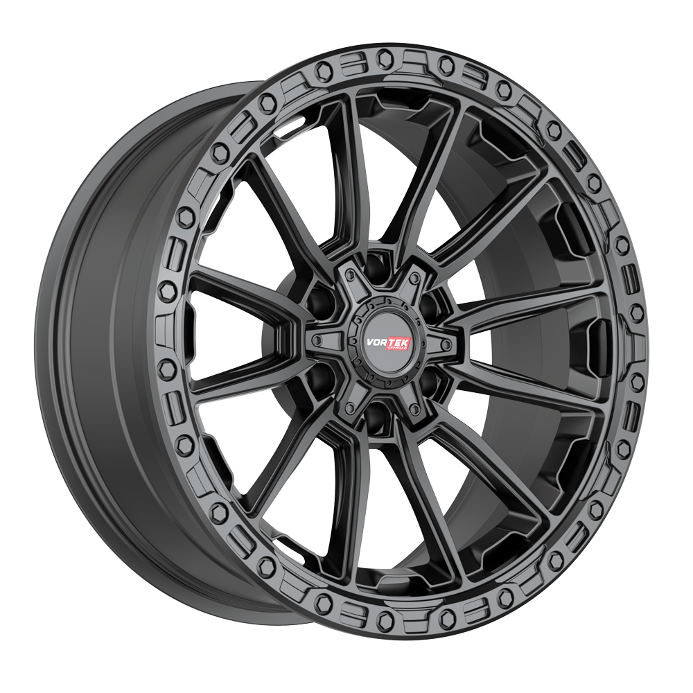 Vortek VRT-601 24x10 6x135/6x139.7 ET -12 (Matte Black) - 601241057-12MB