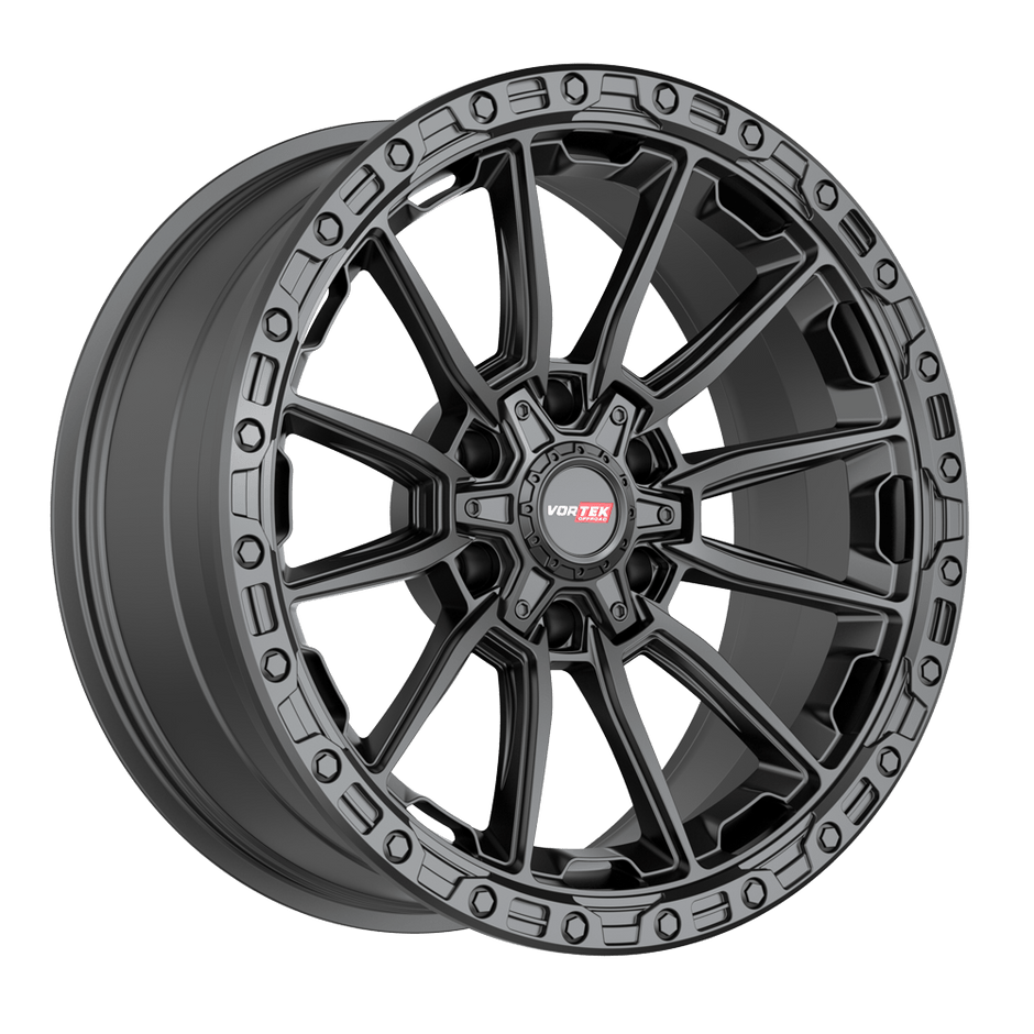 Vortek VRT-601 24x10 6x135/6x139.7 ET -12 (Matte Black) - 601241057-12MB