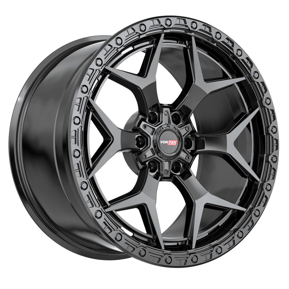 Vortek VRT-603 20x12 8x165.1 ET -44 (Satin Black) - 603201258-44SB