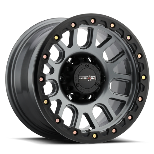Vision Nemesis 18x9 6x139.7 18mm Gunmetal (Yellow Zinc Bolts) : 111-8983GM18