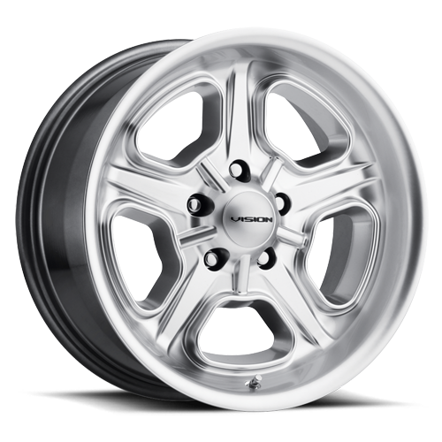 Vision Daytona 20x8.5 5x120 32mm Hyper Silver : 147-2812HS32