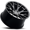 Voxx Replica Hellcat 22x9 5x139.7 ET 18 CB 78.3 Gloss Black - CAT 229-5139-18 GB