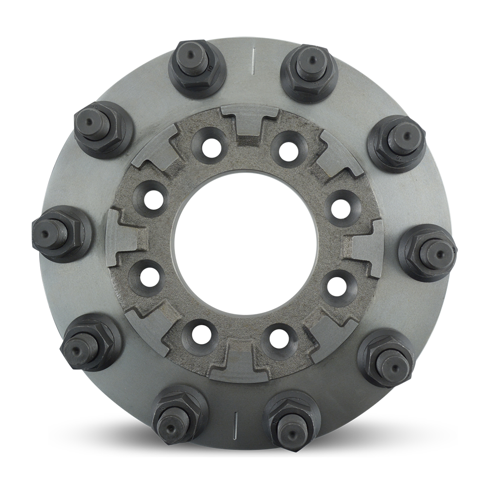 Steel Wheel Adapters 8-Lug To 10-Lug 8-165.1 To 10-285.75 121.3mm Front - WA02-8650F121