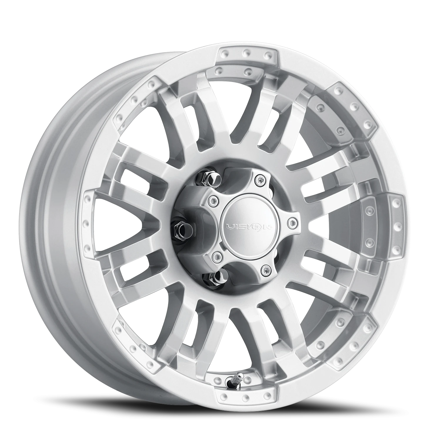 Vision Warrior 16x8 6x114.3 12mm Winter Paint-Silver( Salt Resistant) : 375-6886WPS12