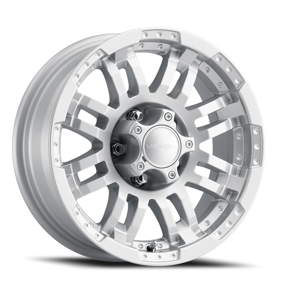Vision Warrior 18x8.5 8x165.1 18mm Winter Paint-Silver( Salt Resistant) : 375-8881WPS18
