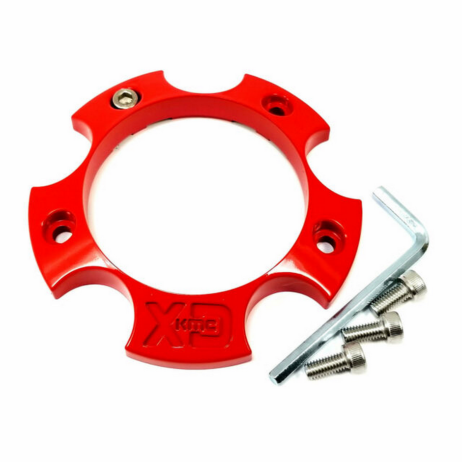 XDS 5X5 ALUM BASE PC RED LOGO2 - XD1215BASE2-RD
