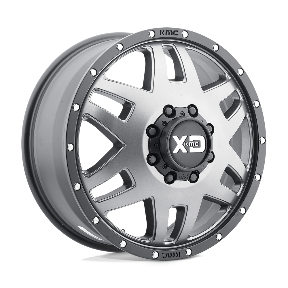 XD XD130 Machete Dually 20x8.25 8x165.1 M-GRY BLK-RING - XD130208804127