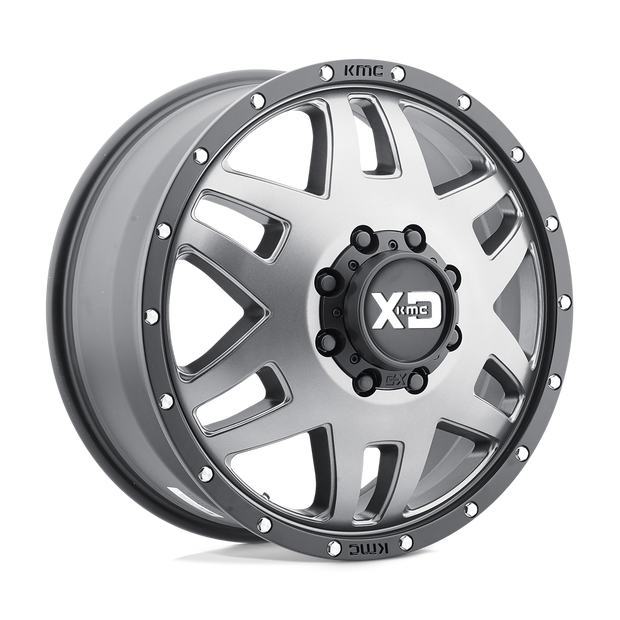 XD XD130 Machete Dually 20x8.25 8x165.1 M-GRY BLK-RING - XD130208804127