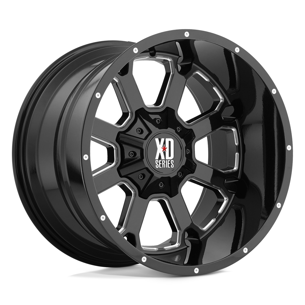 XD XD825 Buck 25 20x10 8x165.1 G-BLK MILL - XD82521080324N