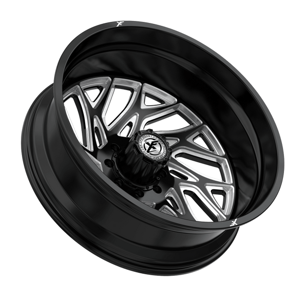 XF Off-Road XF-229 Dually Outer Stock/Leveled 20x8.25 8x210 -192 Cb 154.3 Gloss Black & Milled