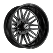 XF Off-Road XF-240 Dually Outer Lifted 24x8.25 8x200 -232 Cb 142 Gloss Black & Milled