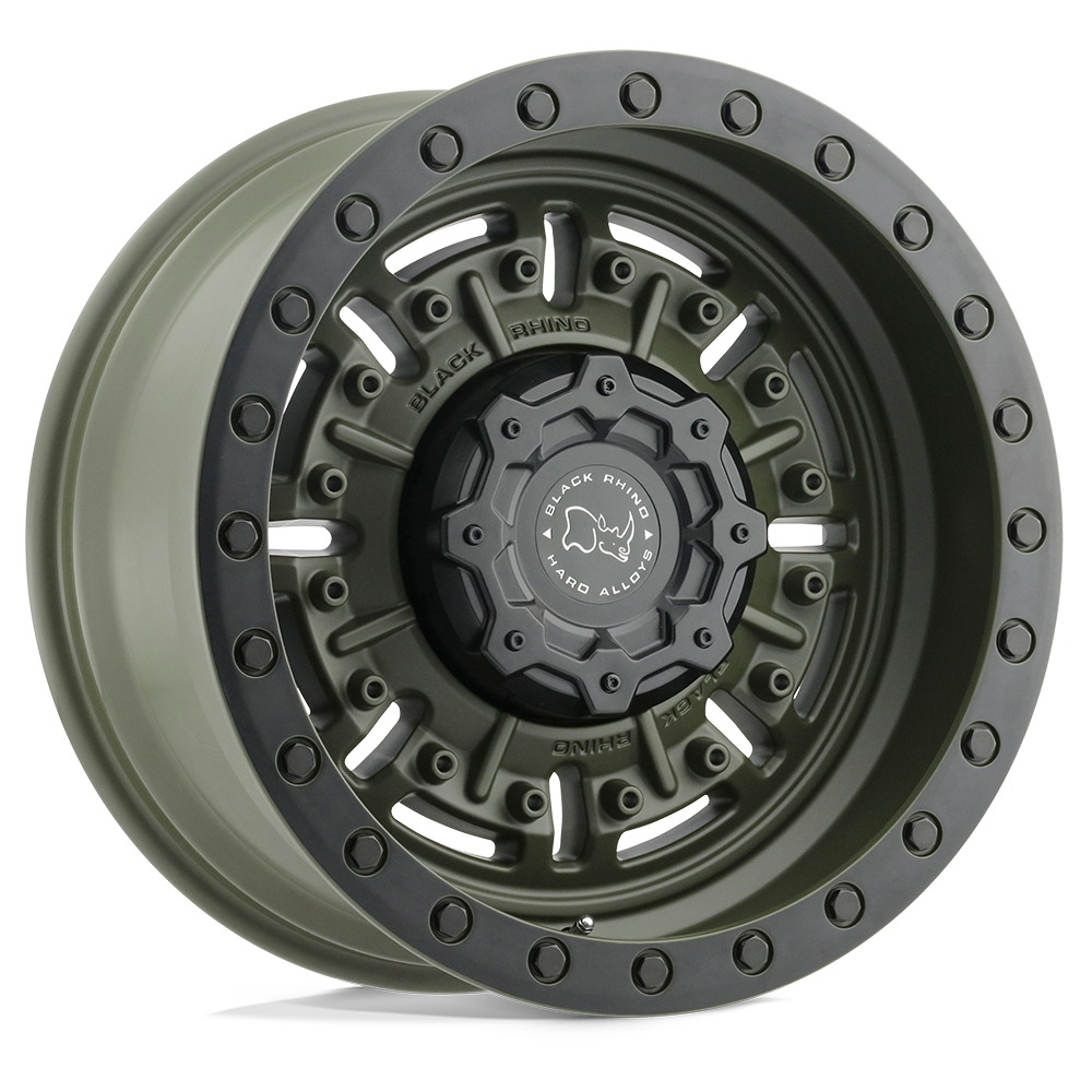 Black Rhino Hard Alloys Abrams 17x8.5 6x139.7 OD-GRN - 1785ABR006140N12