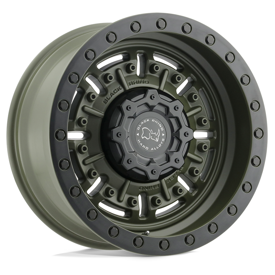Black Rhino Hard Alloys Abrams 17x8.5 6x139.7 OD-GRN - 1785ABR006140N12