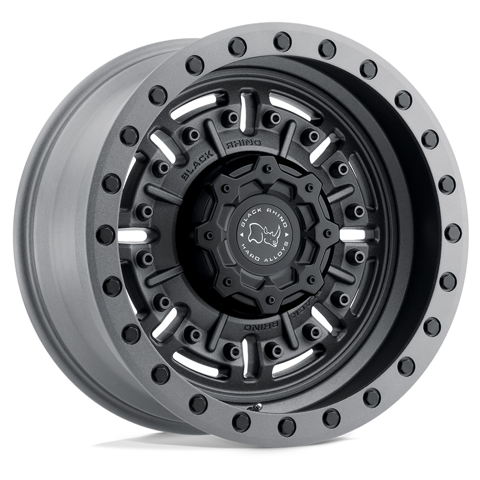 Black Rhino Hard Alloys Abrams 20x9.5 6x139.7 TXT-M-GNMTL - 2095ABR026140G12