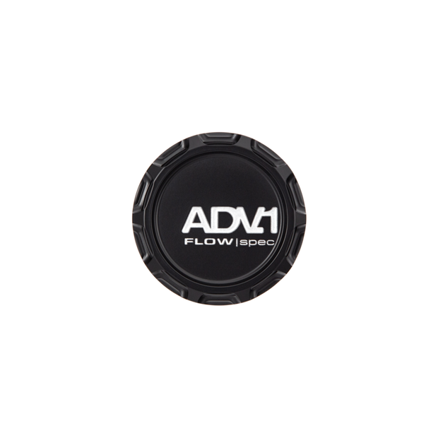 ADV.1 FlowSpec 2.35" Alum Cap w/ O-Ring Flat Satin Black/Satin Black/Silver Logo - 10V1988SBSBS