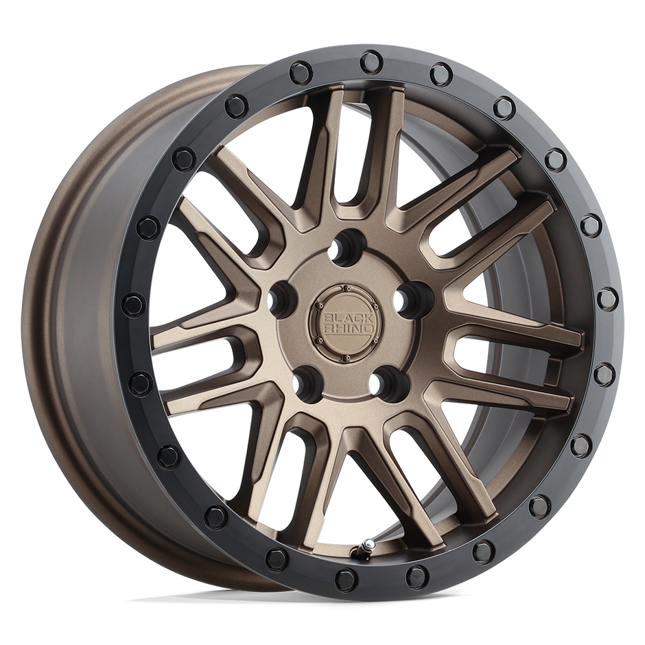 Black Rhino Hard Alloys Arches 17x8 5x108 M-BRNZ-BLK-LP - 1780ACH305108Z76