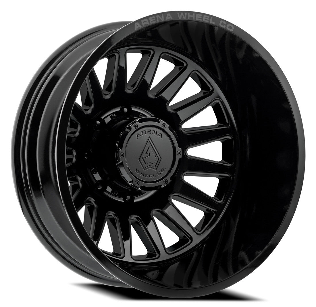 ARENA 24x8.25 DUALLY RIVAL REAR 10x225  -222 -4.04 170.13 GLOSSY BLACK  - A1102482A9N22202