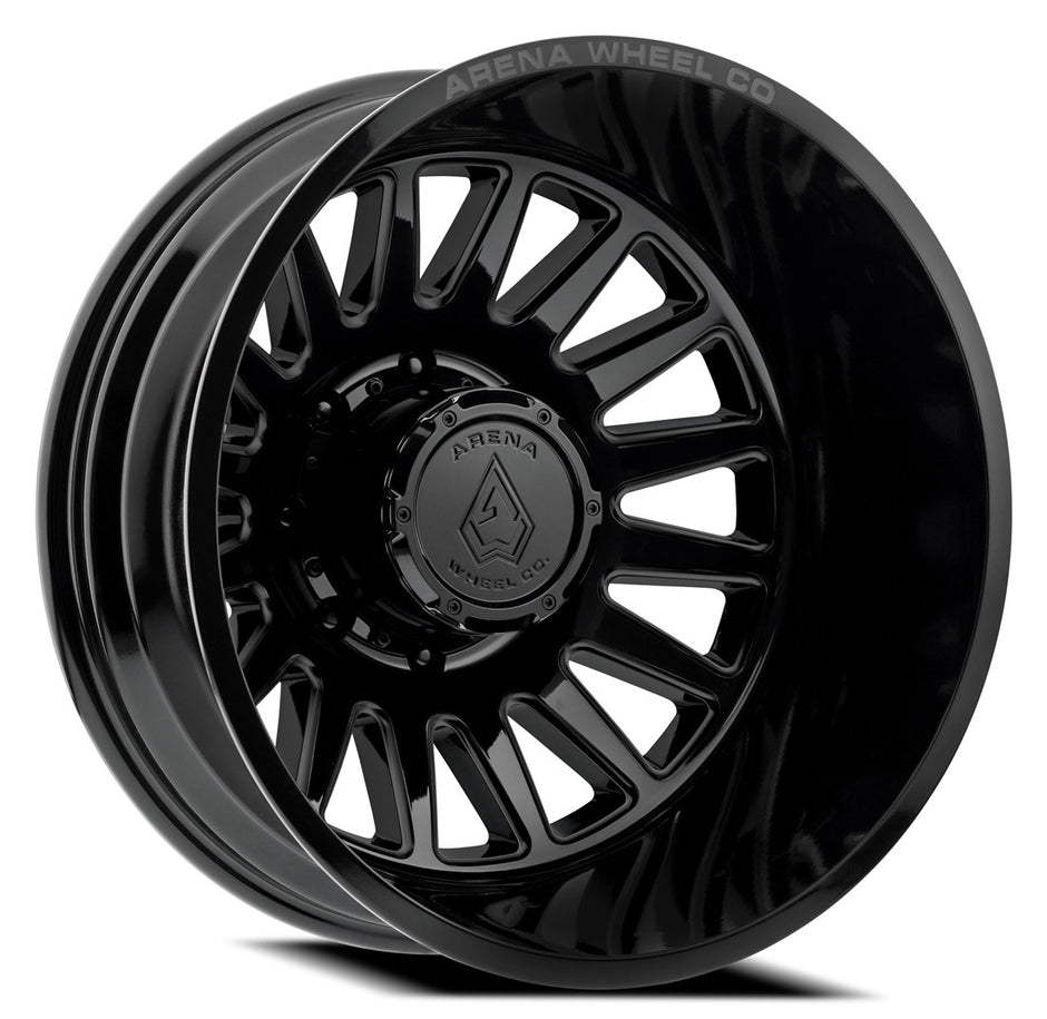 ARENA 24x8.25 DUALLY RIVAL REAR 10x225  -222 -4.04 170.13 GLOSSY BLACK  - A1102482A9N22202