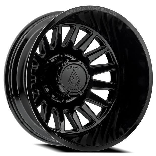 ARENA 24x8.25 DUALLY RIVAL REAR 10x225  -222 -4.04 170.13 GLOSSY BLACK  - A1102482A9N22202