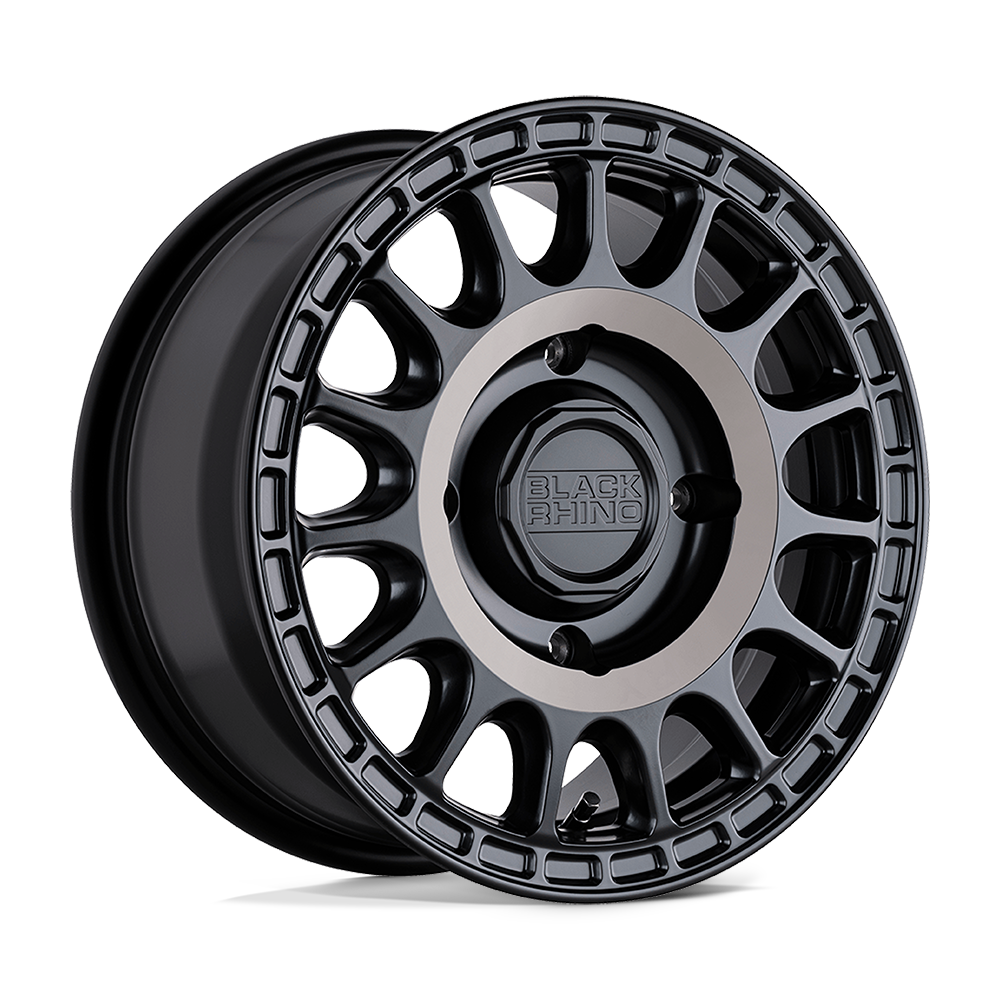 Black Rhino Hard Alloys - UTV Sandstorm UTV 15x7 4x110 SGL-BLK-MCH-DDT-RG - 1570SND364110M80A