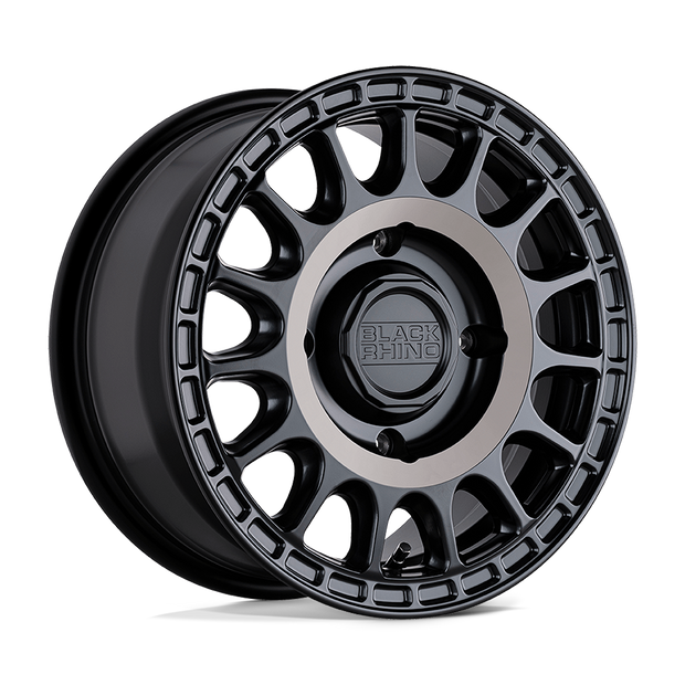 Black Rhino Hard Alloys - UTV Sandstorm UTV 15x7 4x110 SGL-BLK-MCH-DDT-RG - 1570SND364110M80A