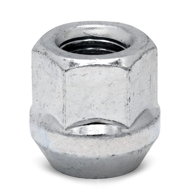1/2' Open End Bulge Acorn (18 Point) 6 Lug 0.87' Zinc 19 lugs/ 4 locks/ 1 key - 8430K6-Z