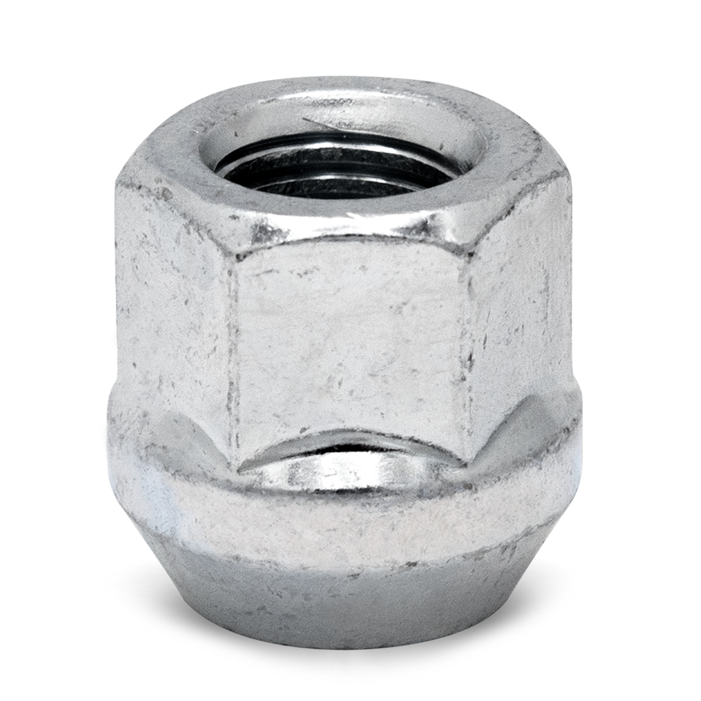 14x2.0 Open End Bulge Acorn (18 Point) 8 Lug 0.87' Zinc 28 lugs/ 4 locks/ 1 key
