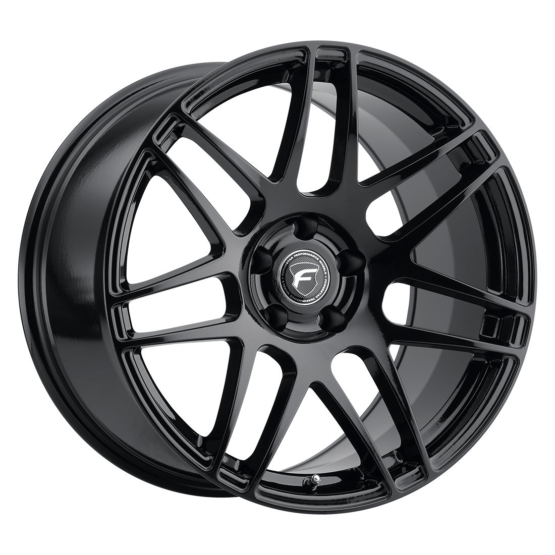 18x8.5 F14 Sc 5x112 Et25 Bs5.7 Gloss Black 66.56 - F15188544P25