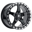 17x10 D5 Beadlock 5x115 Et00 Bs5.5 Gloss Black Machined 78.1 - F00170071P00