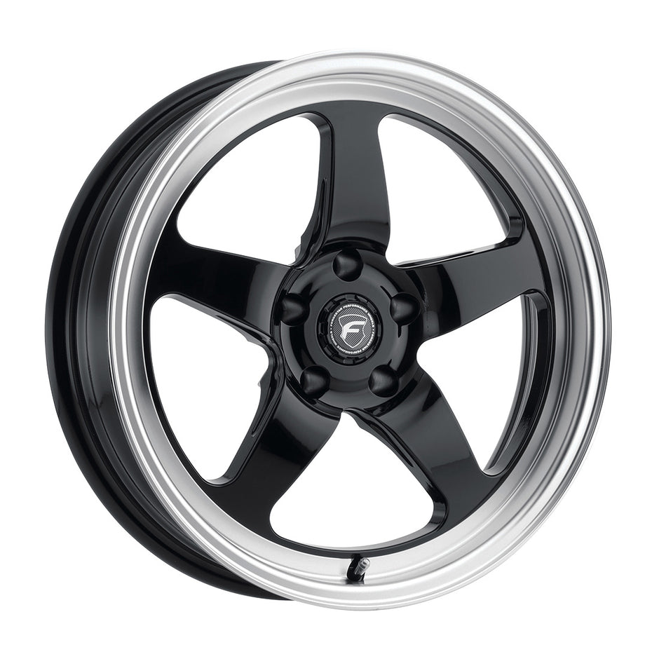 17x5.0 D5 Drag 5x114.3 Et-21 Bs2.1 Gloss Black Machined 78 - F0917C067N21