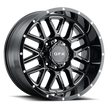 G-FX TM5 18x9 5x127/135 CB 87.1 ET 12 Gloss Black Milled - TM5 890-5035-12 GBM