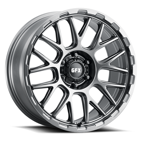 G-FX TM7 18x9 6x135 CB 87.1 ET 12 Matte Gun Metal - TM7 890-6135-12 GM