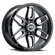 G-FX TR18 17x8.5 5x127 ET 18 CB 71.5 Gloss Black Milled - T18 785-5127-18 GBM