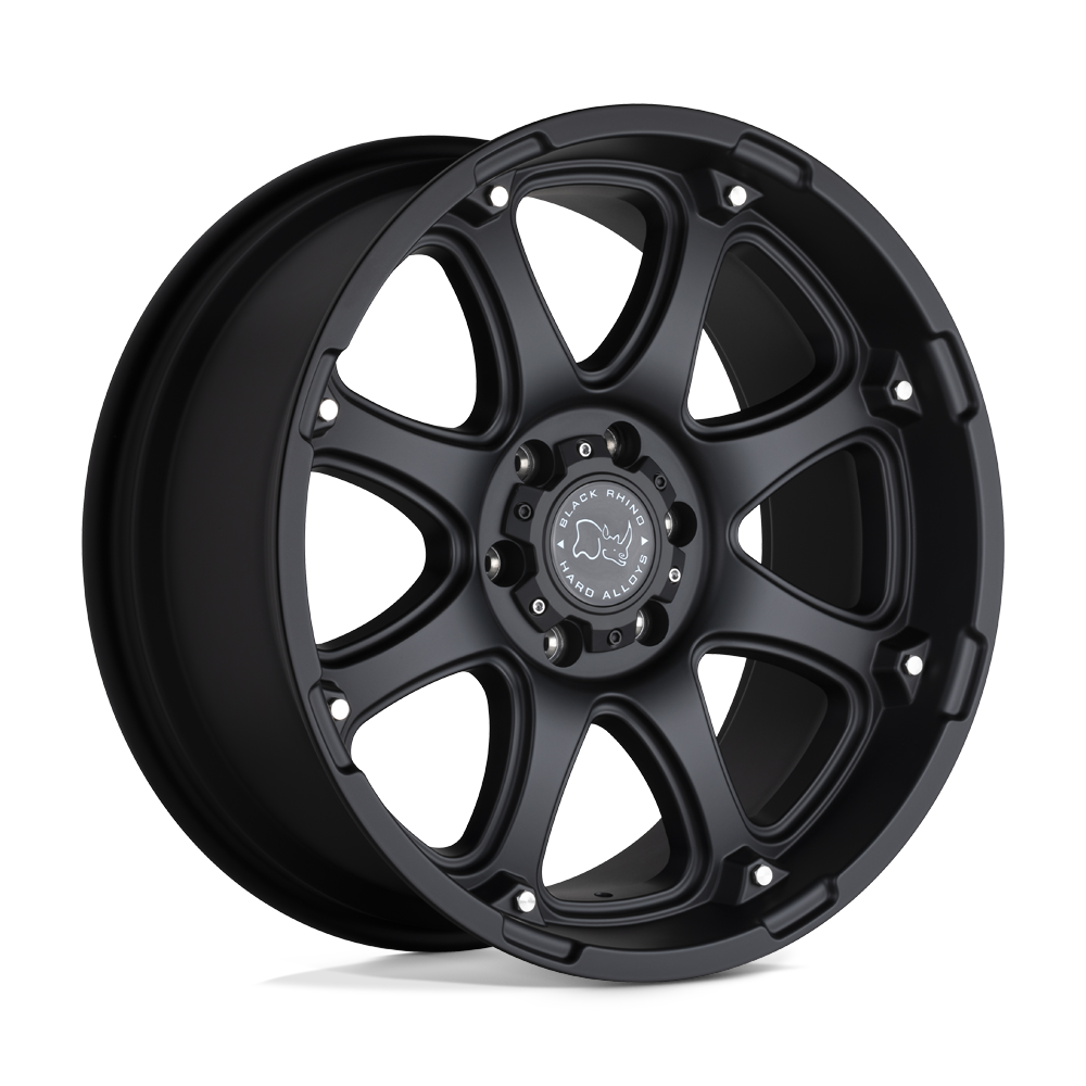 Black Rhino Hard Alloys Glamis 18x9 8x170 M-BLK - 1890GLA128170M25