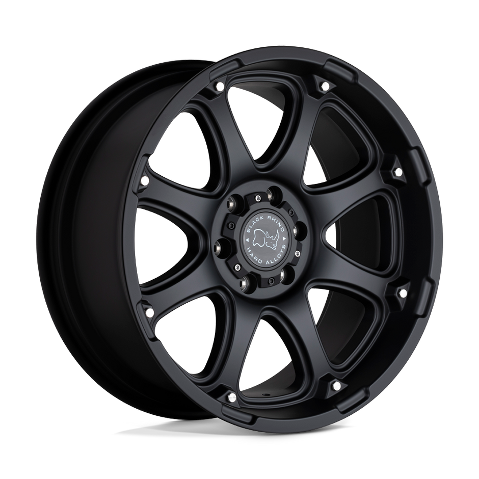 Black Rhino Hard Alloys Glamis 18x9 8x170 M-BLK - 1890GLA128170M25