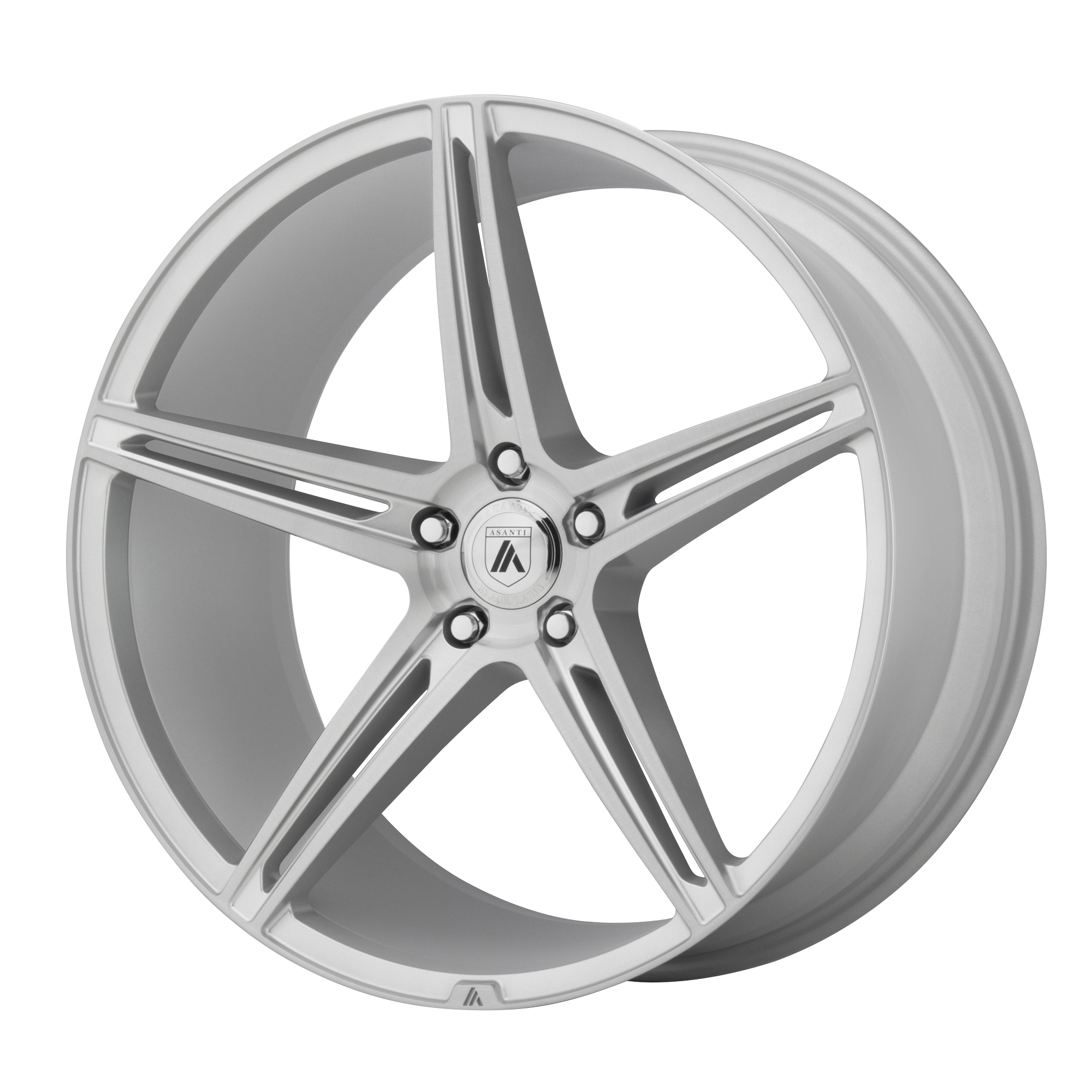 Asanti Black ABL-22 Alpha 5 20x10.5 5x112 BRUSHED SLV - ABL22-20055627SL