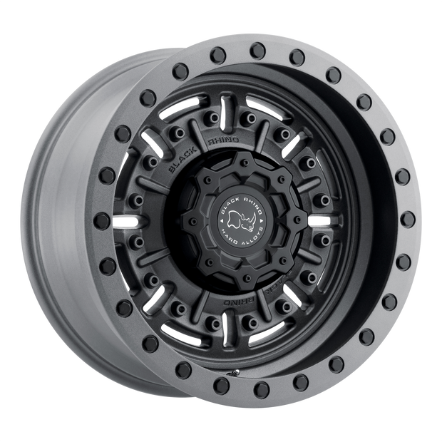 Black Rhino Hard Alloys Abrams 17x8.5 6x139.7 TXT-M-GNMTL - 1785ABR-86140G12