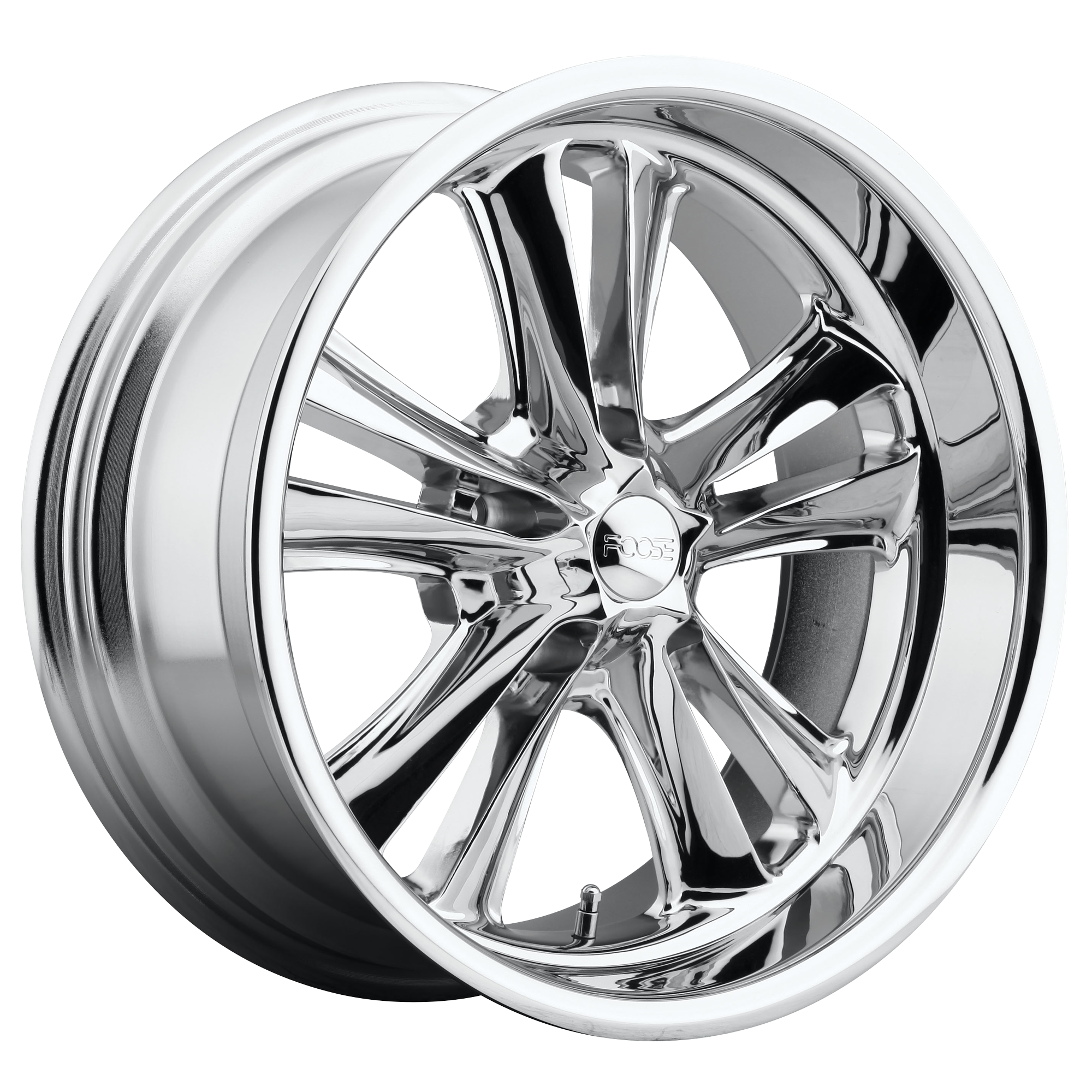 Foose 1PC F097 Knuckle 18x9.5 5x120.65 CHR-PLATED - F09718956152
