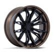 Fuel 1PC FC404 Mutiny 22x10 8x180 M-BLK G-BRNZ - FC404MZ22108818N