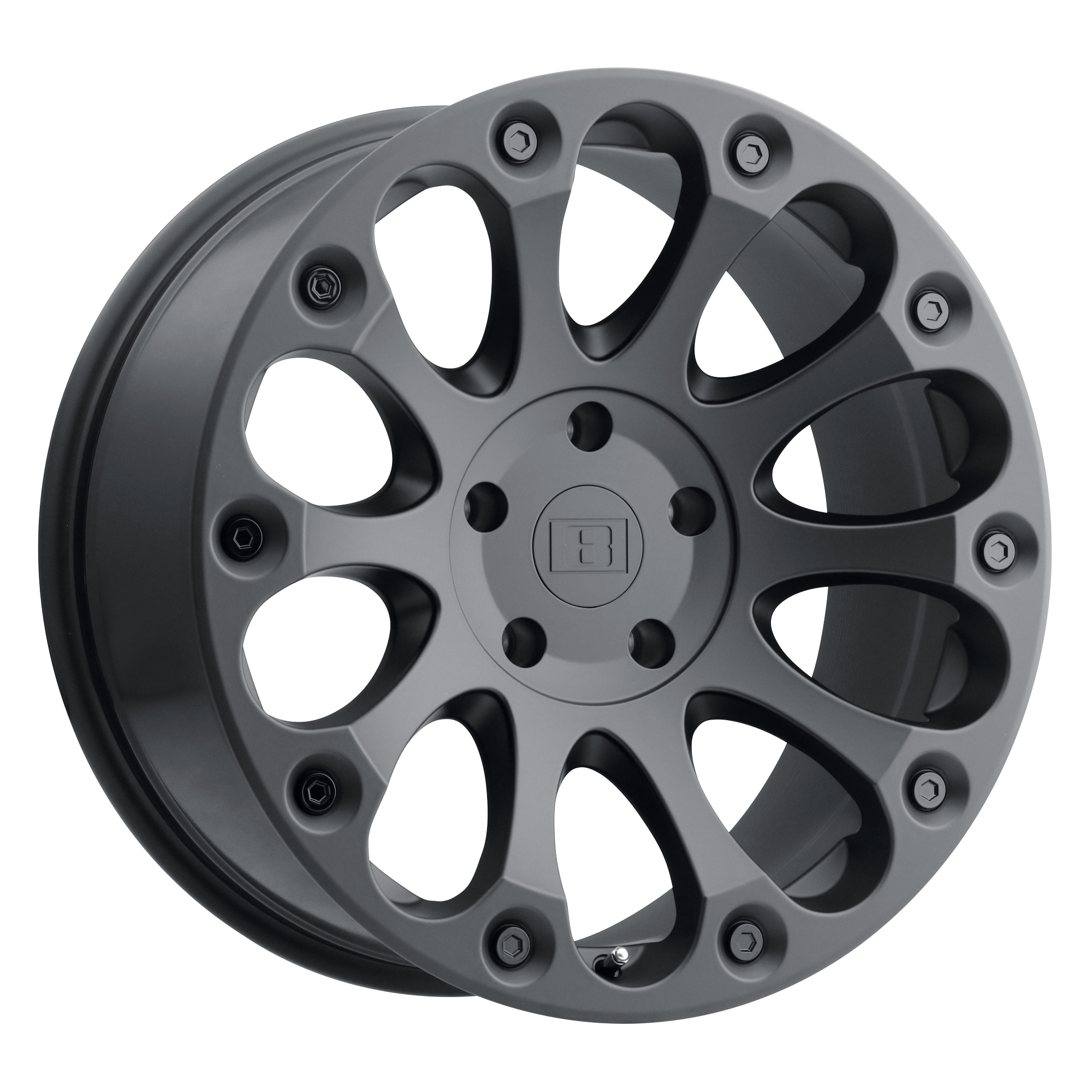 Level 8 Impact 16x8.5 6x132 M-BLK - 1685LIM126132M74