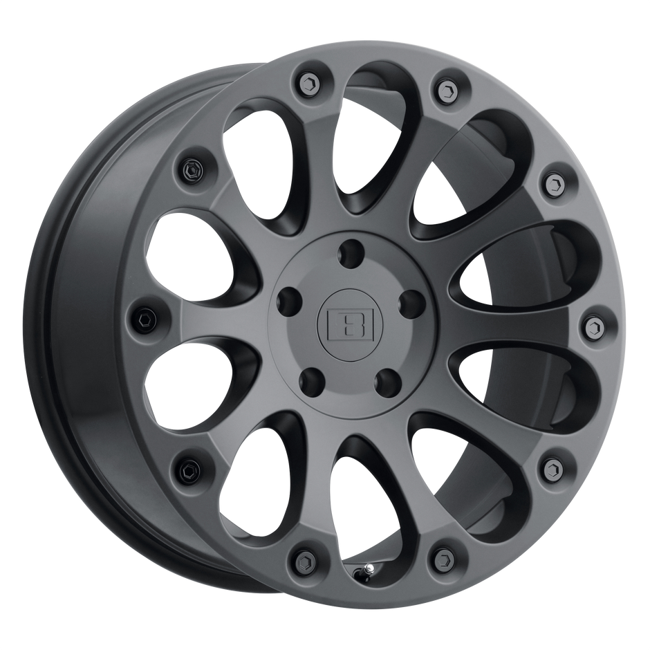 Level 8 Impact 16x8.5 6x132 M-BLK - 1685LIM126132M74