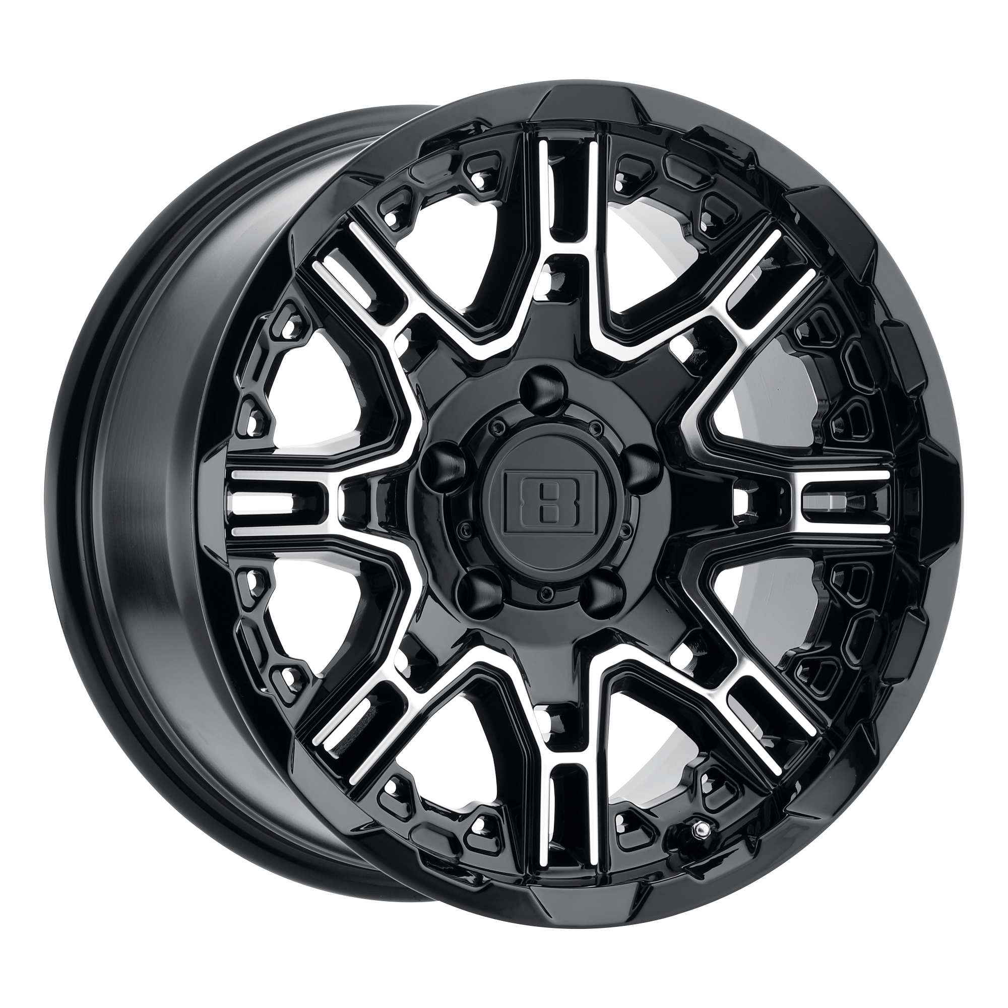 Level 8 Slingshot 16x8.5 6x135 G-BK MCH-FC - 1685LST-06135B87