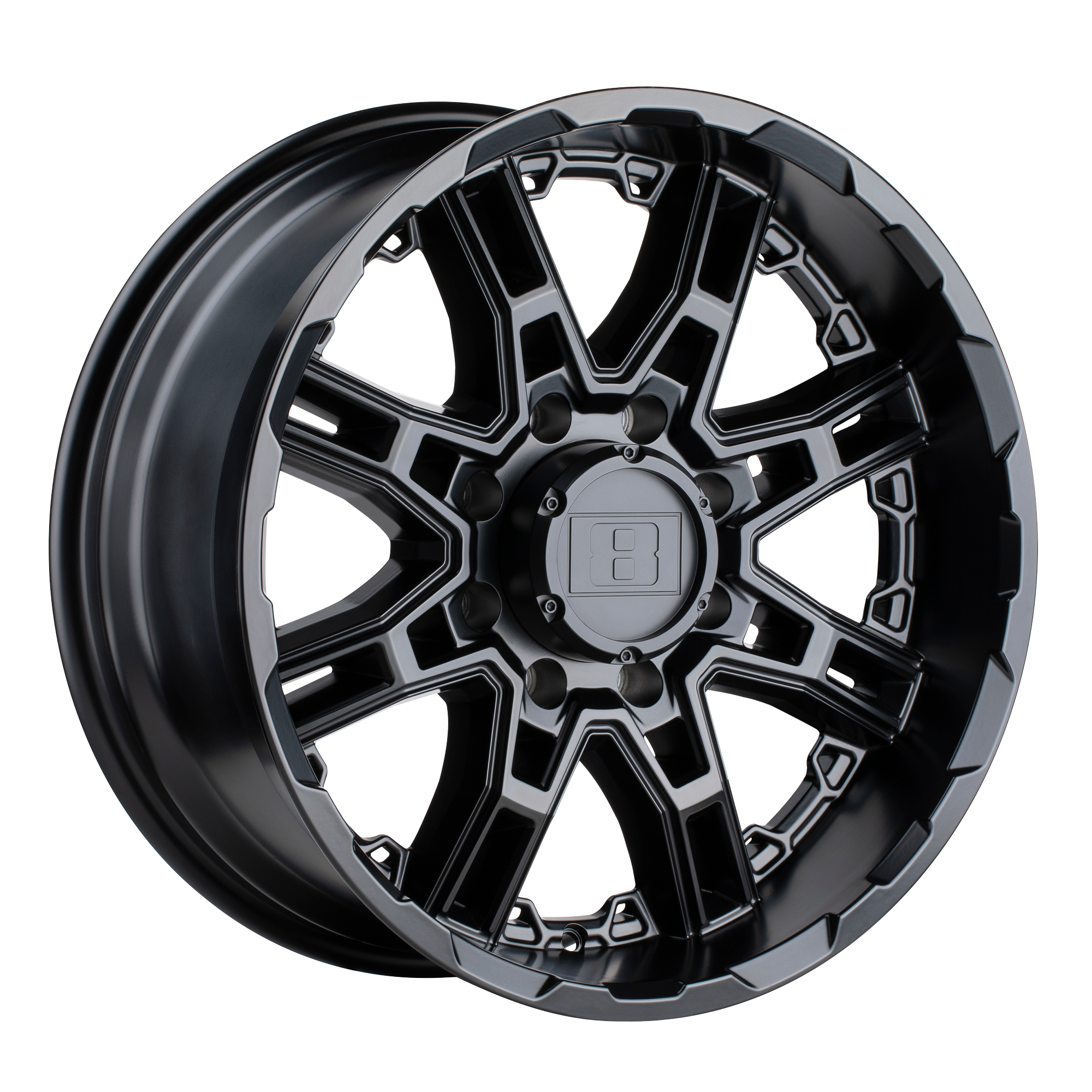 Level 8 Slingshot 16x8.5 6x135 M-BLK - 1685LST106135M87