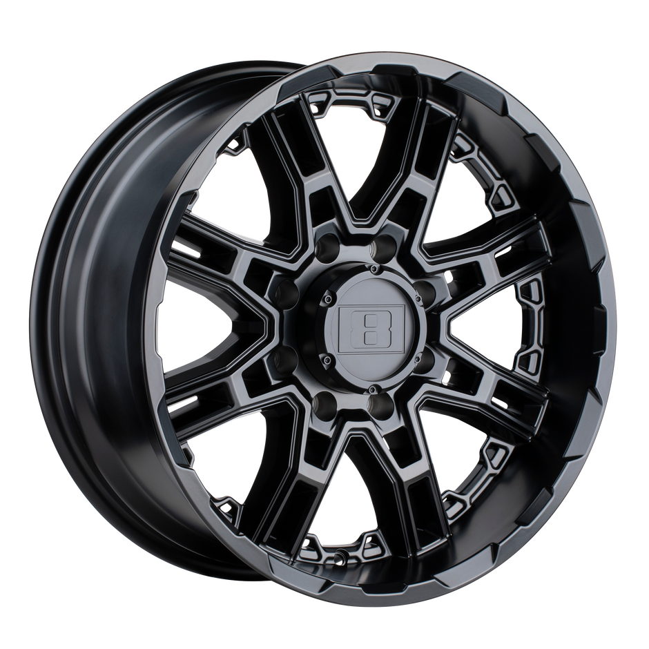 Level 8 Slingshot 16x8.5 6x135 M-BLK - 1685LST106135M87