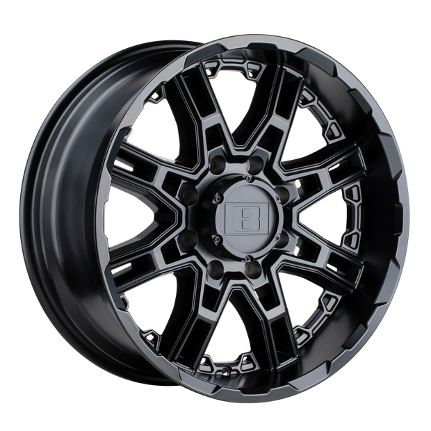 Level 8 Slingshot 16x8.5 6x135 M-BLK - 1685LST106135M87