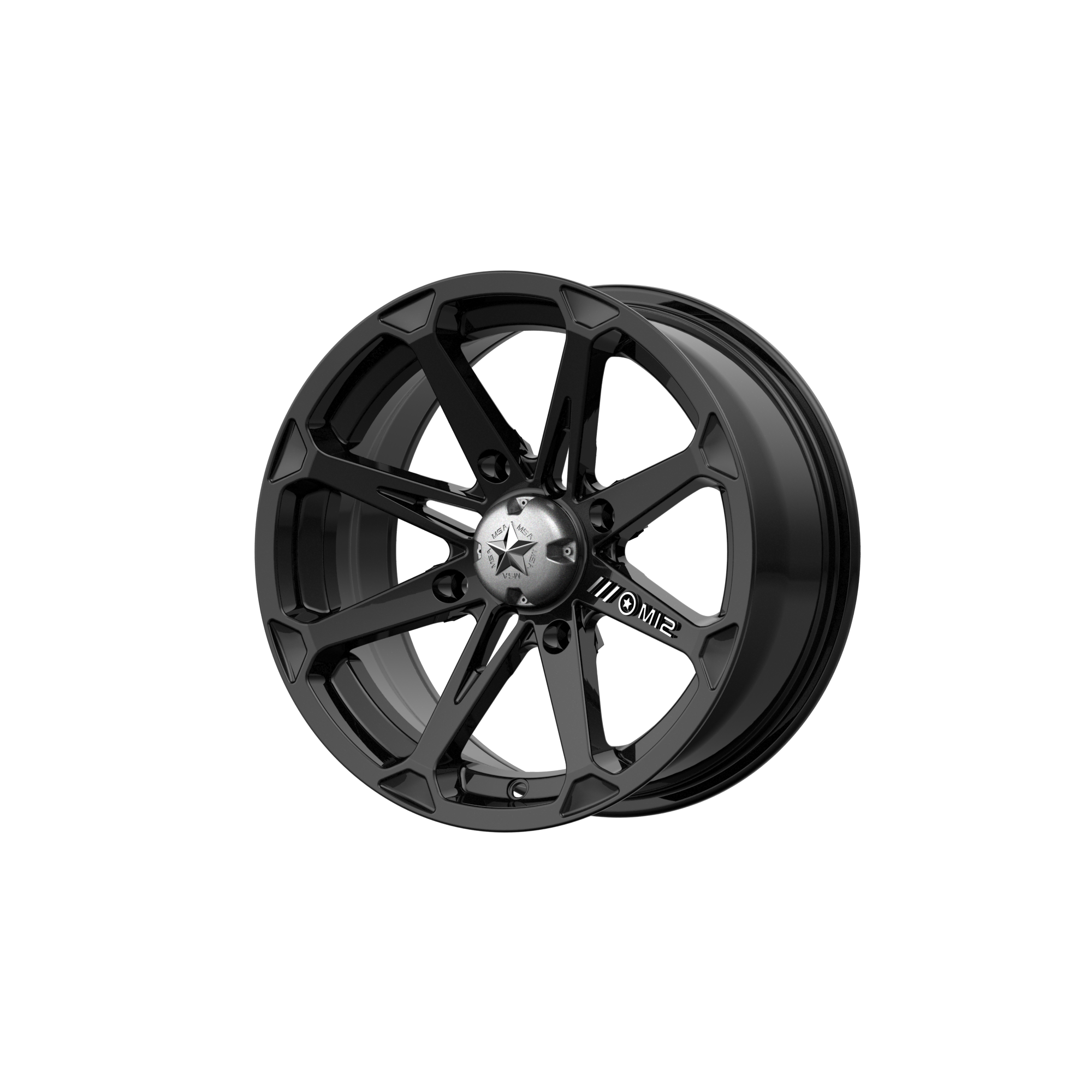 MSA Offroad Wheels M12 Diesel UTV 20x7 4x137 G-BLK - M12-00737