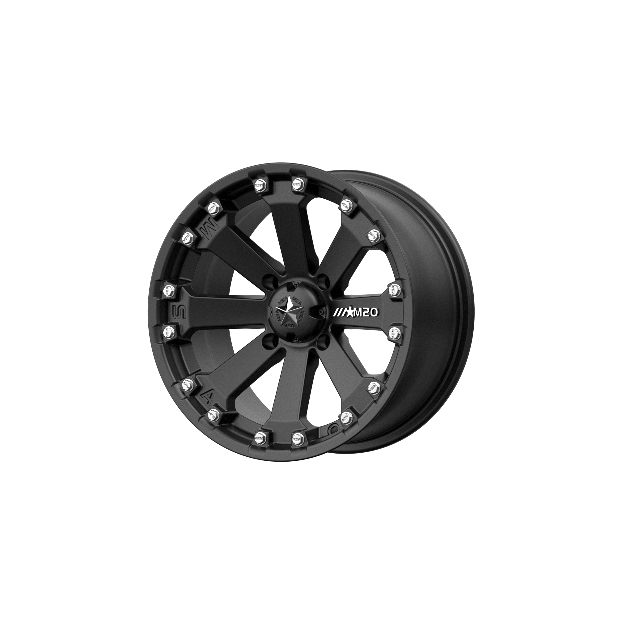 MSA Offroad Wheels M20 Kore UTV 14x7 4x156 S-BLK - M20-04756