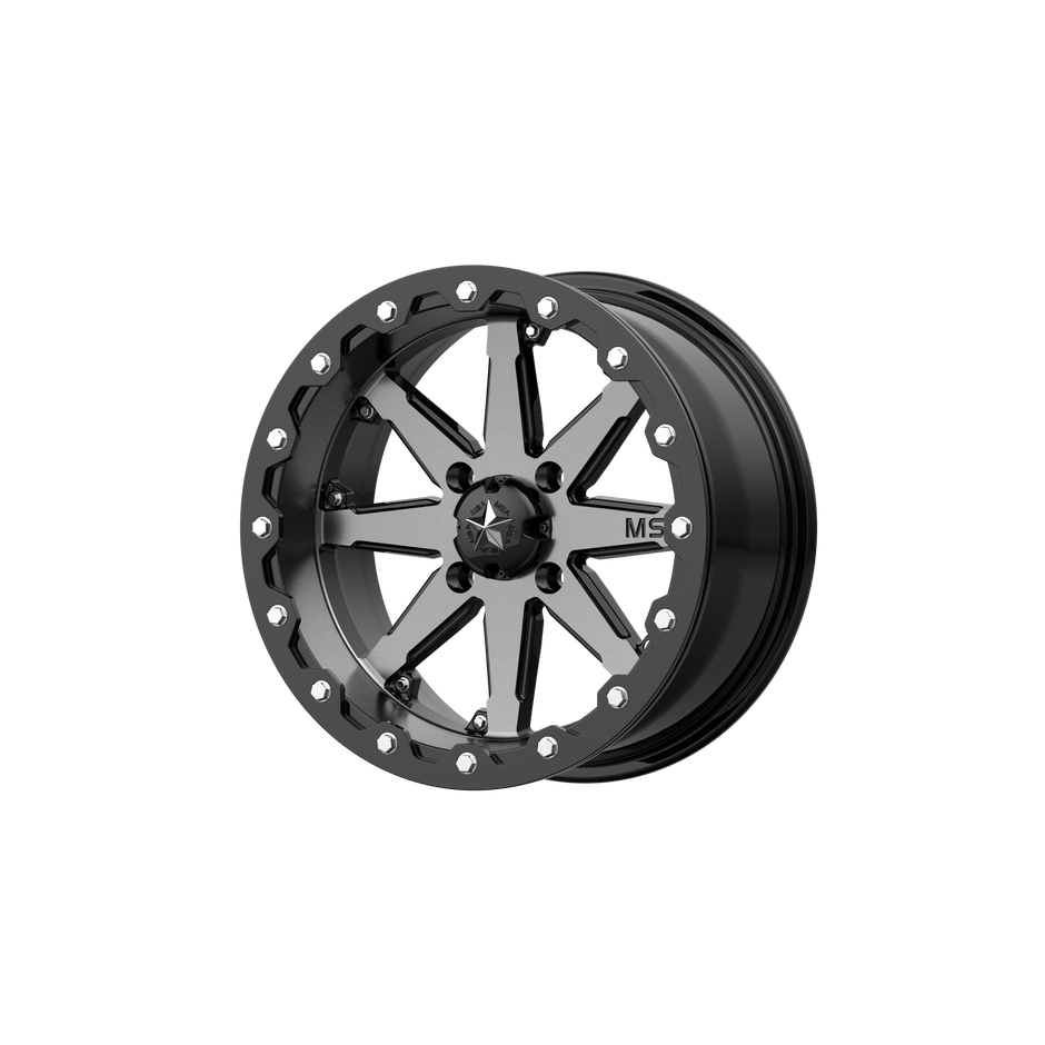 MSA Offroad Wheels M21 Lok UTV Beadlock 14x7 4x137 CHARCOAL - M21-04737