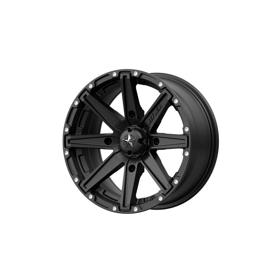 MSA Offroad Wheels M33 Clutch UTV 15x10 4x137 S-BLK - M33-05037