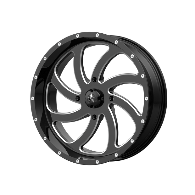 MSA Offroad Wheels M36 Switch UTV 20x7 4x137 G-BLK MILL - M36-020737M